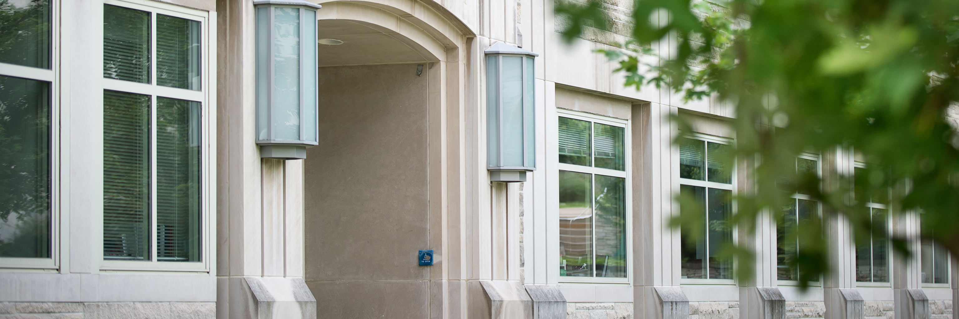 a view of the ground floor of the Psychology building